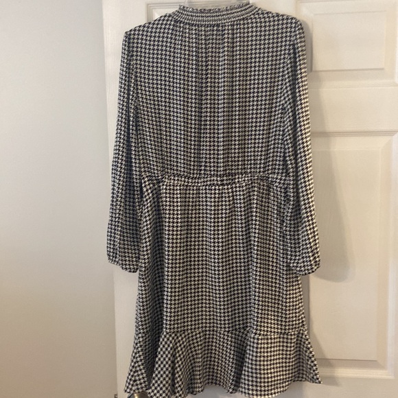 J.CREW LONG SLEEVE WOMENS DRESS SIZE 8 BRAND NEW BLACK AND WHITE COMBINATION - Picture 7 of 12